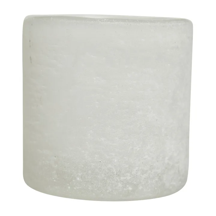 Bungenäs candle lantern Ø8 cm - White - Boel & Jan