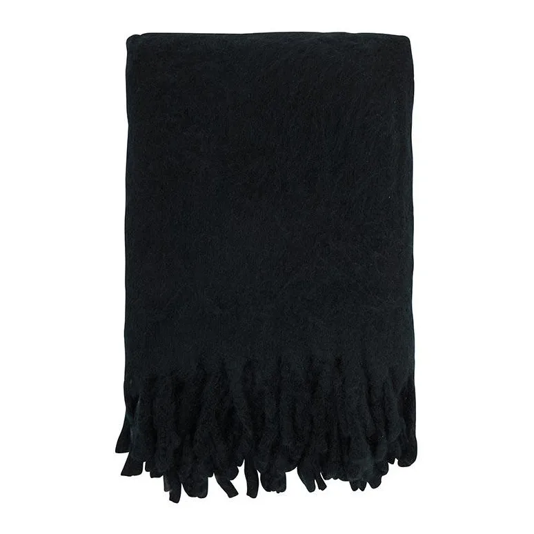 Fårö throw 130x170 cm, Black Boel & Jan