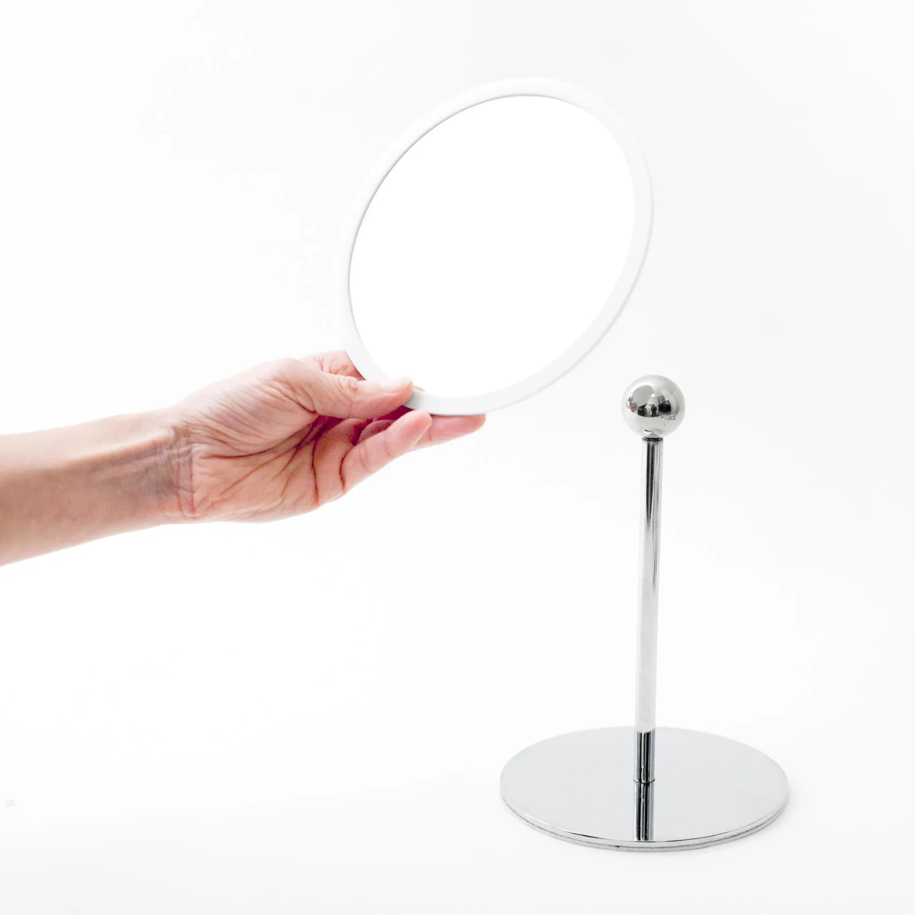 AirMirror table mirror x10 detachable magnetic, Ø16.5 cm Bosign