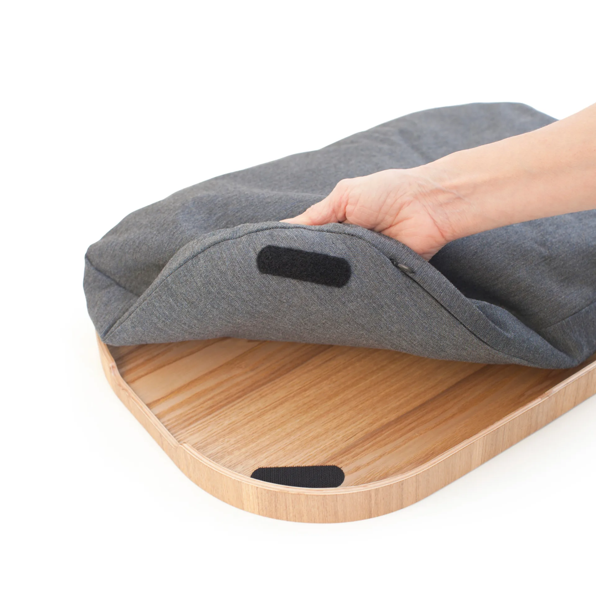 Bosign Knee tray curveline large 34x47 cm, willow Bosign