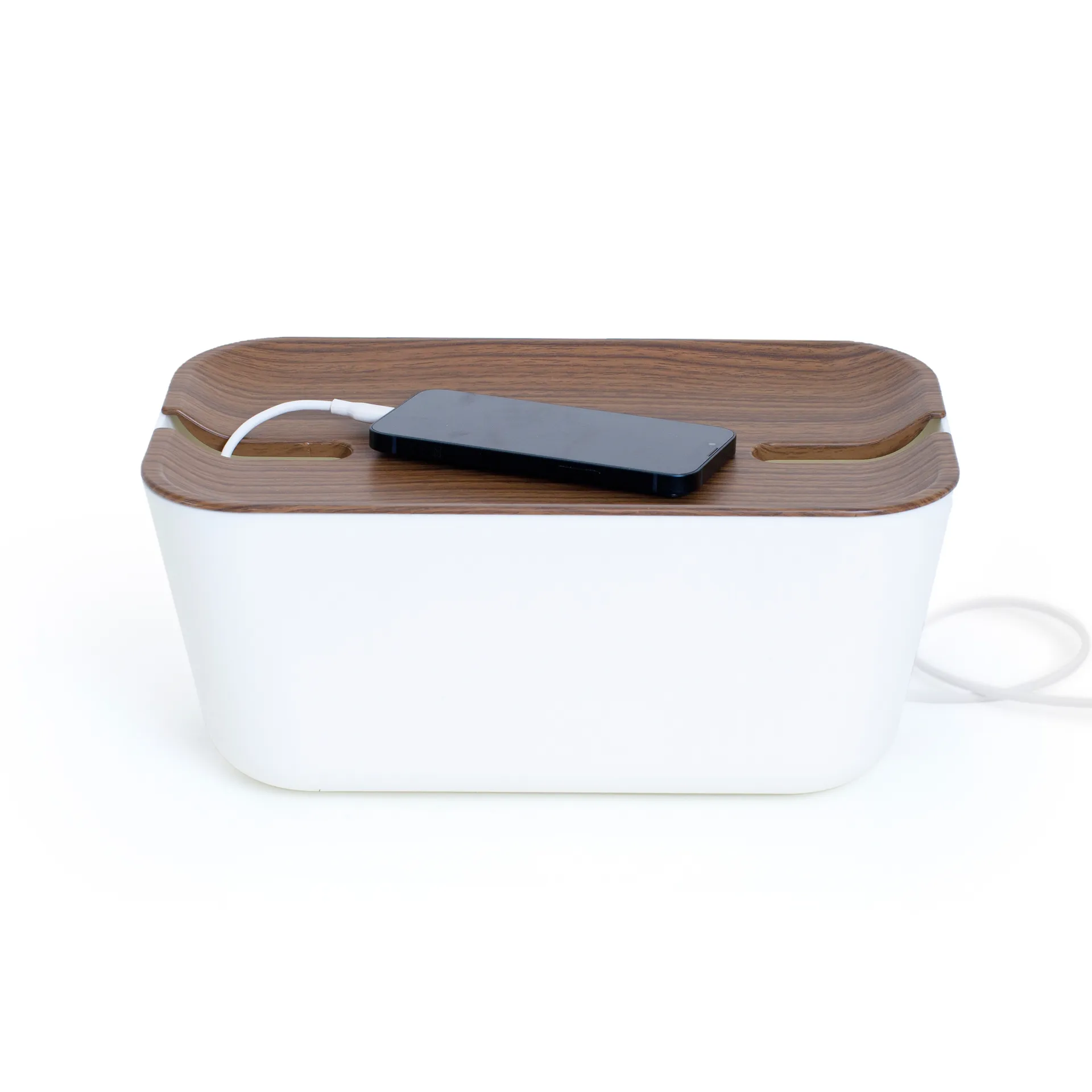 Cable organiser M, Dark wooden details Bosign