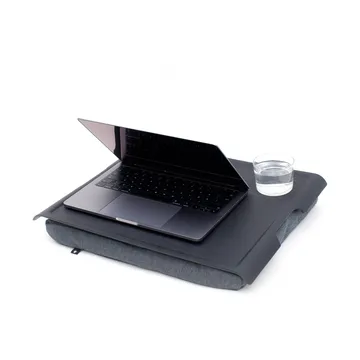 Laptray anti-slip 46x38 cm - Black willow-grey - Bosign