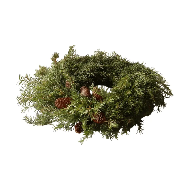 Evergreen Pine Wreath wreath - Spruce twigs, Ø40 cm - Botané