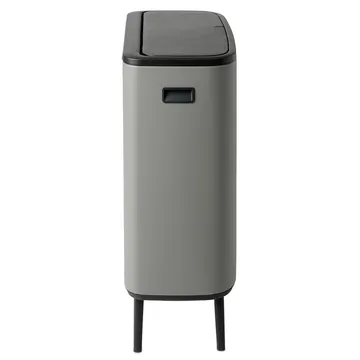 Bo touch bin high 2x30 L - Mineral concrete grey - Brabantia