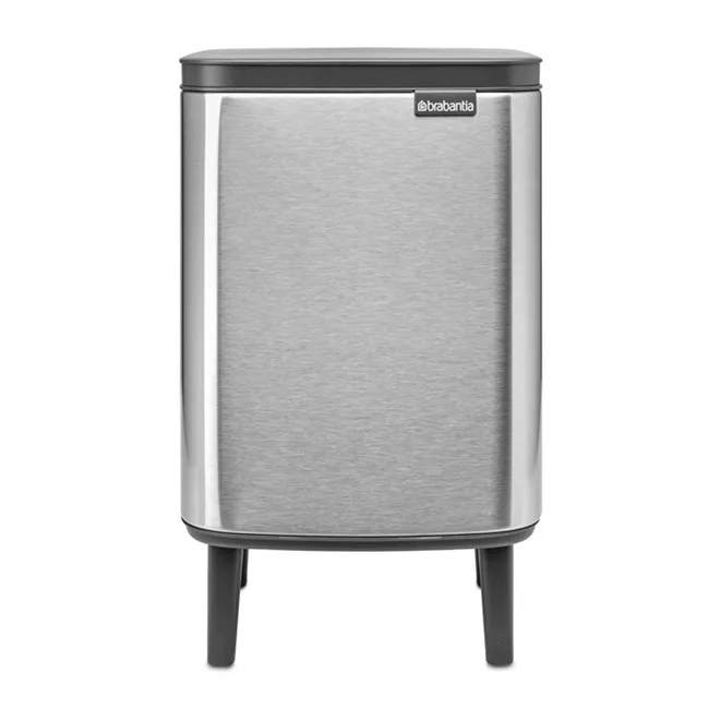 Bo waste bin high 7 L, Brushed steel - matte Brabantia