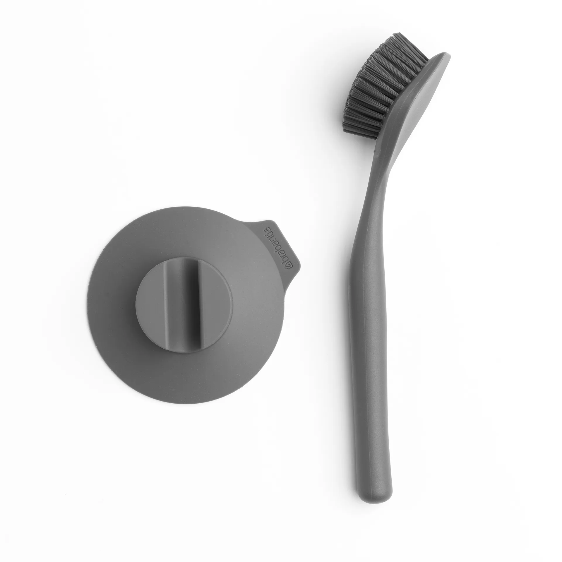 Brabantia dishbrush with suction cup, dark grey Brabantia