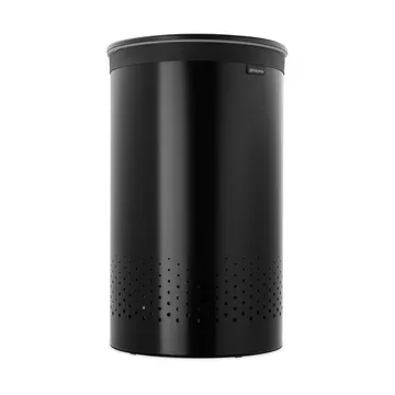 Brabantia laundry basket plastic lid 60 L - Matte black - Brabantia