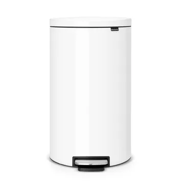 FlatBack+ pedal bin Silent 30 litres - white - Brabantia