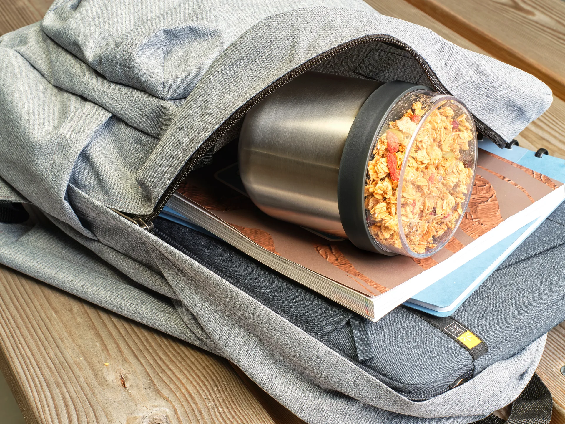 Make & Take food thermos 0.5 L, Dark grey Brabantia