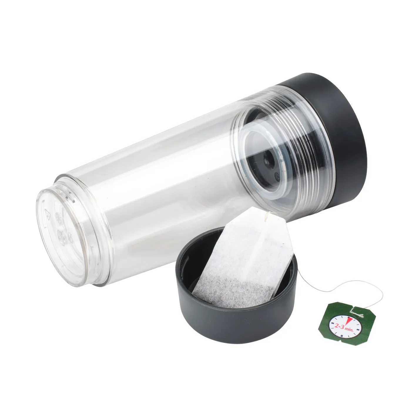Make & Take termal mug for te 36 cl, Dark grey Brabantia