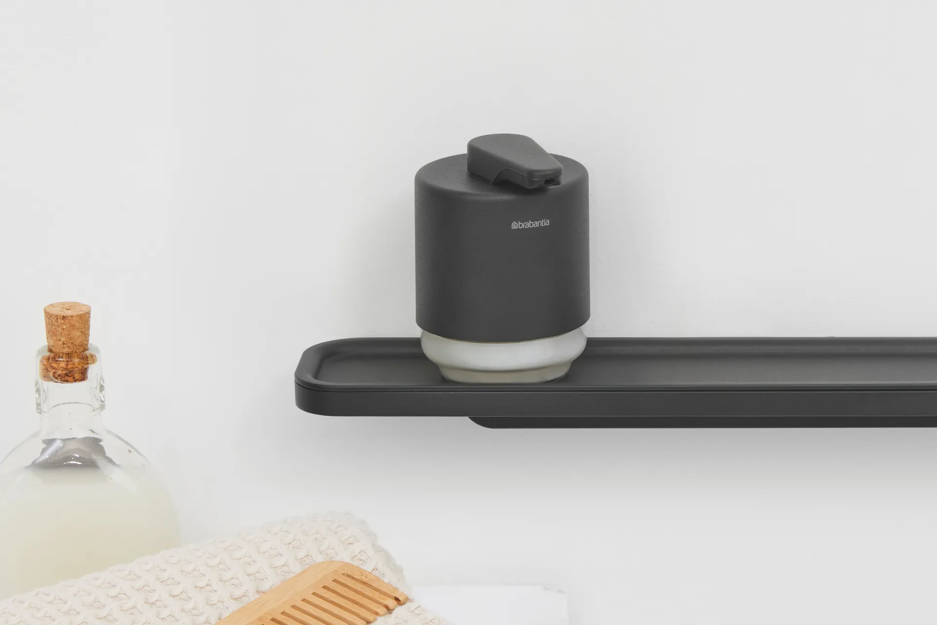 MindSet soap pump, Mineral Infinite Grey Brabantia