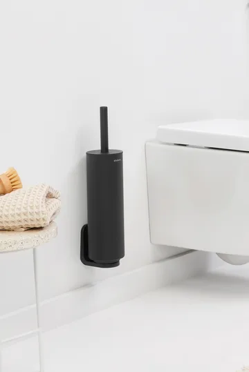 MindSet toilet brush with holder - Mineral Infinite Grey, silicone - Brabantia