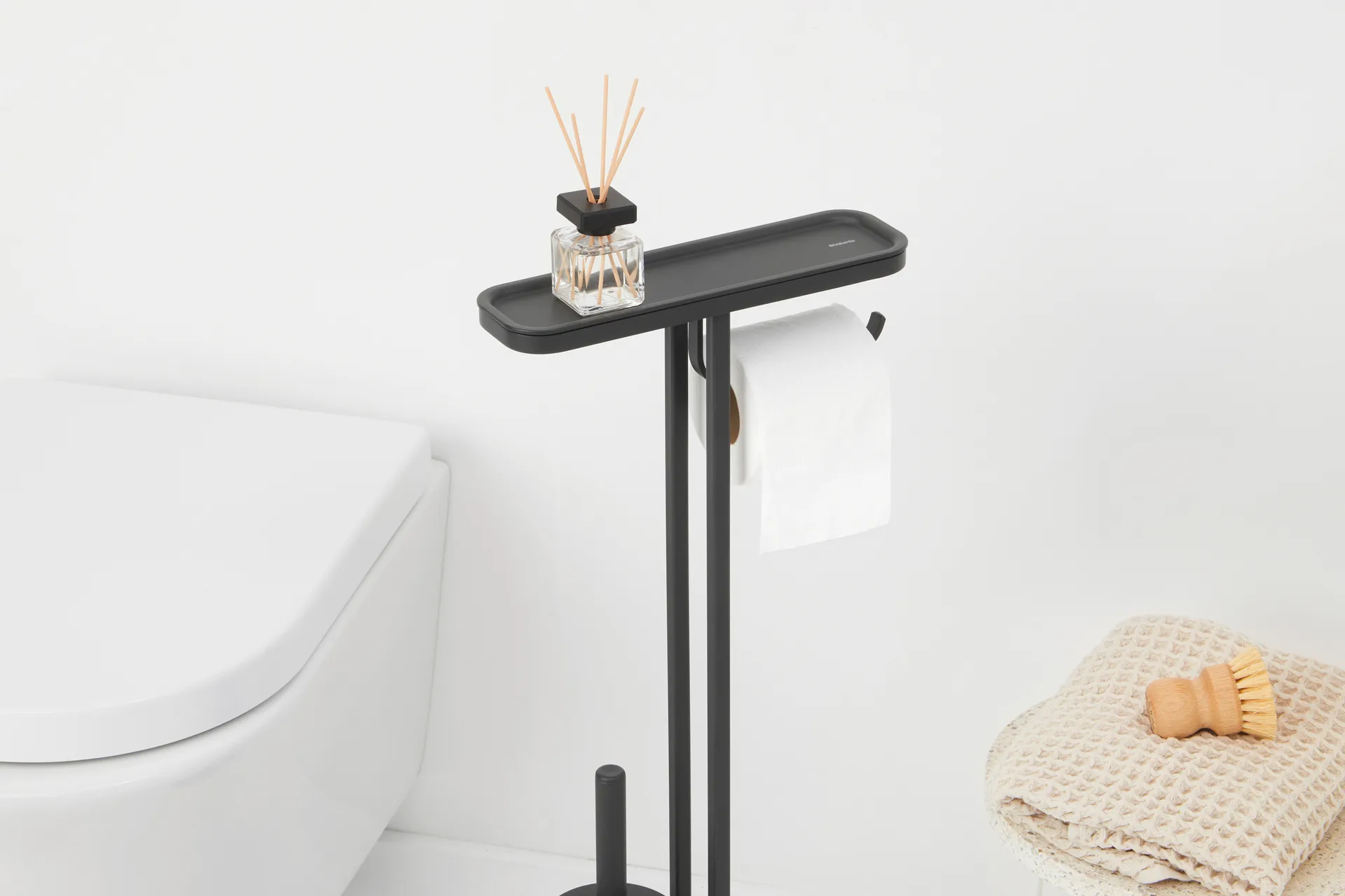 MindSet toilet butler, Mineral Infinite Grey, silicone Brabantia