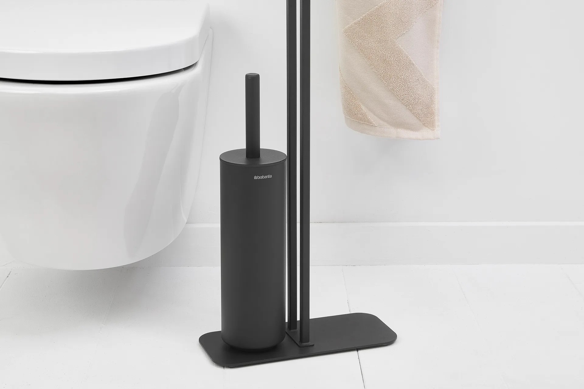 MindSet toilet butler, Mineral Infinite Grey, silicone Brabantia