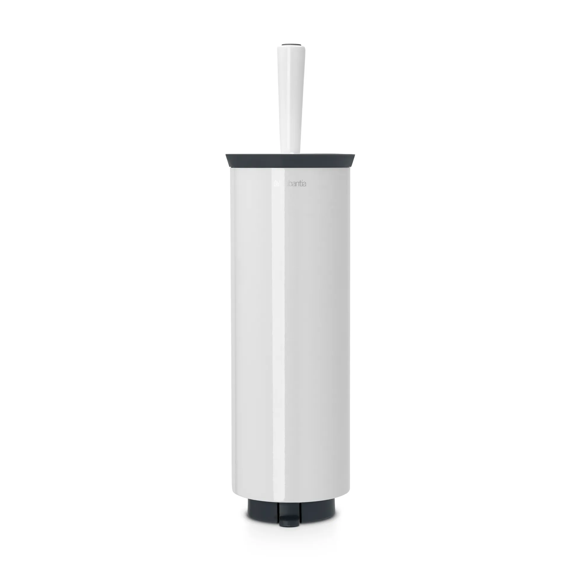 Profile toilet brush with wall mounting, pure white Brabantia