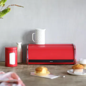 Roll Top bread bin large - passion red - Brabantia