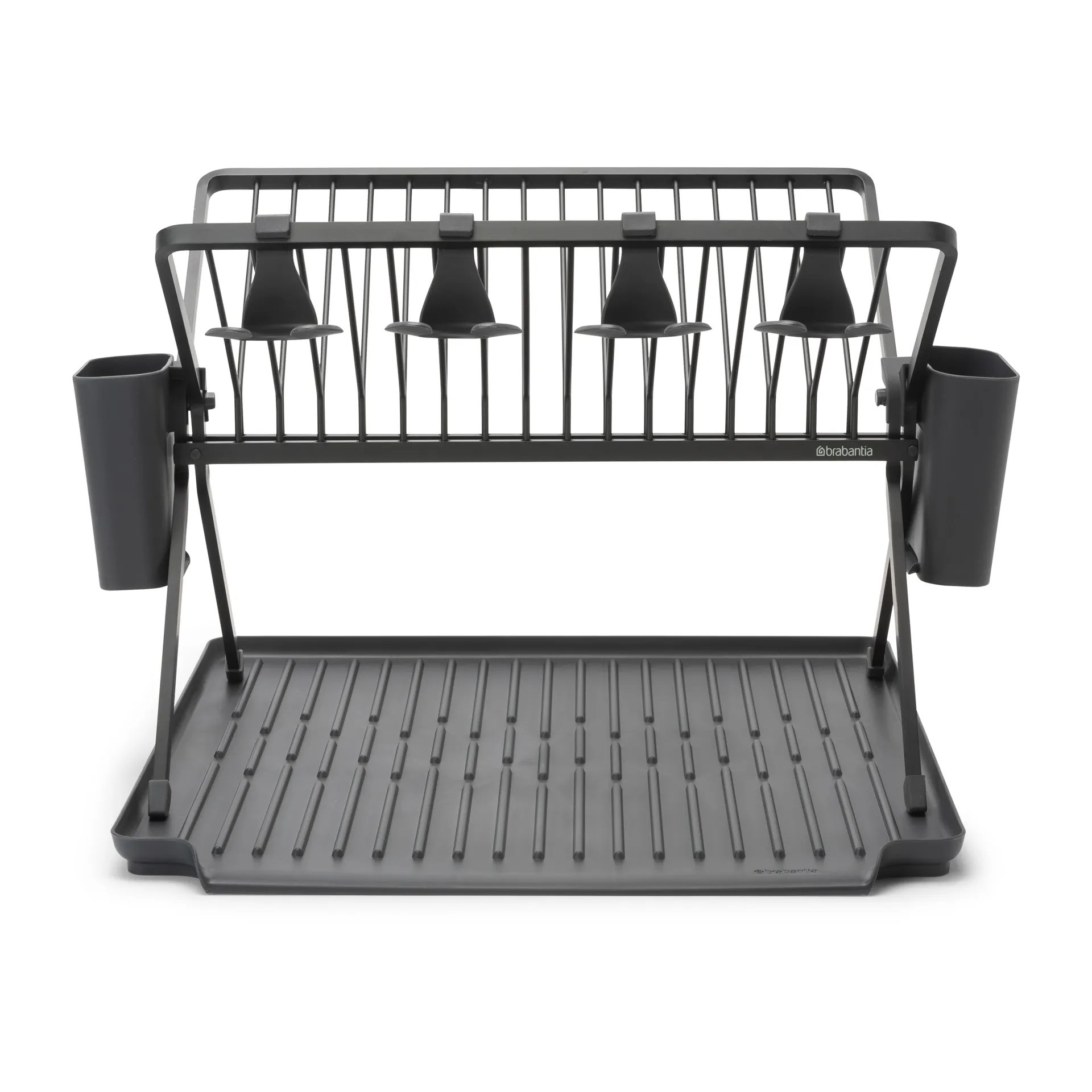 Sinkside collapsible dish rack51 cm, Dark grey Brabantia