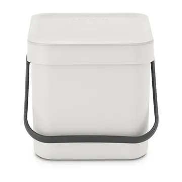 Sort & Go waste bin 6 l. - Light grey - Brabantia