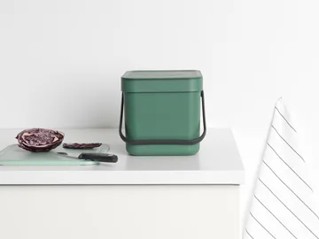 Waste bin Sort & Go 6 L - Fir Green - Brabantia