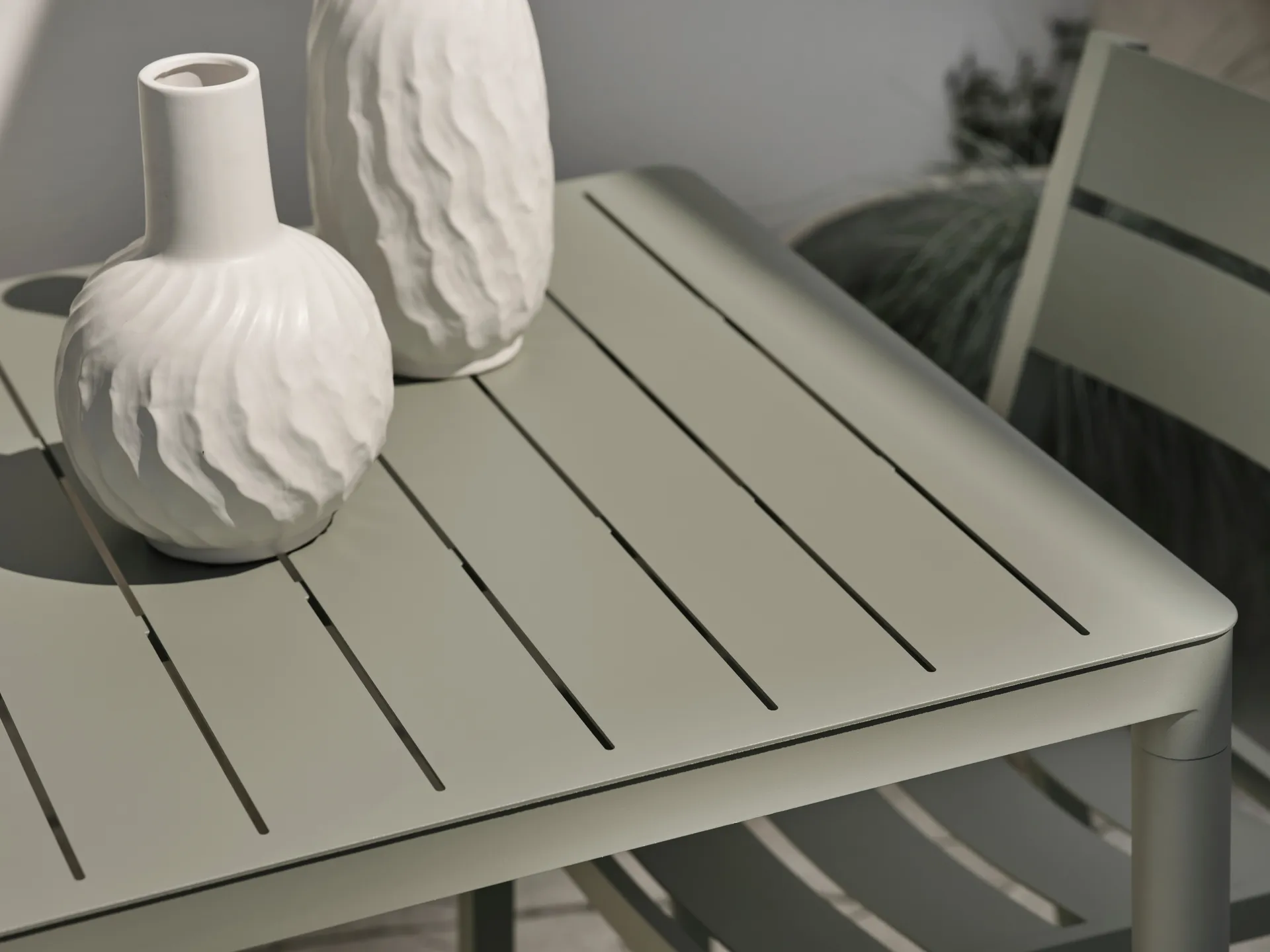 Bigby dining table, Dusty green, 76x76 cm Brafab
