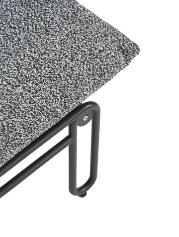 Blixt lounge armchair - Black-teddy ant - Brafab