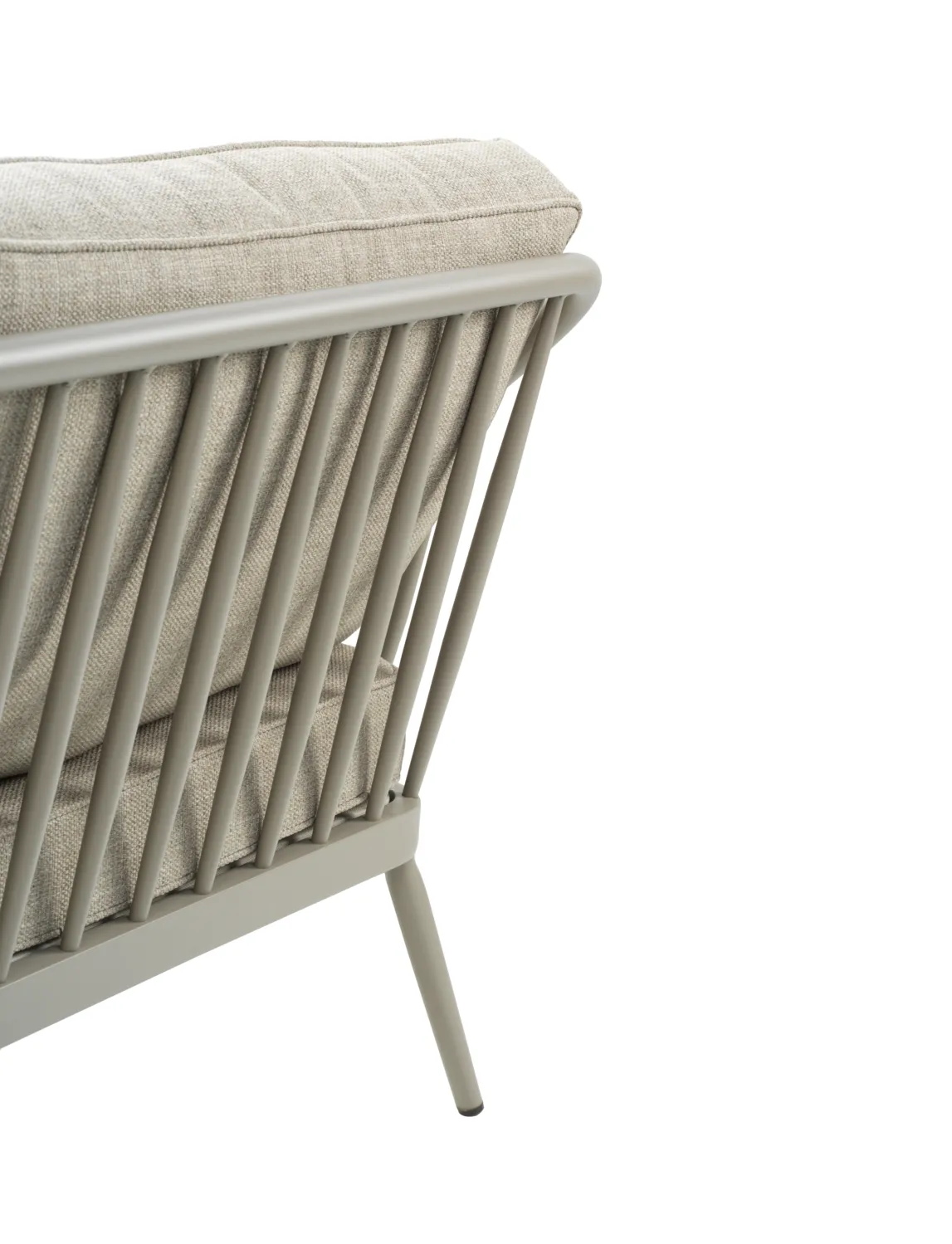 Coleville sofa, Khaki-burlap beige, 3-seater Brafab