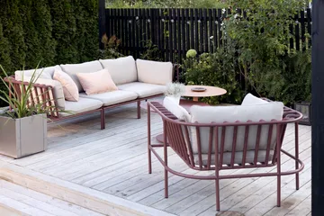 Collier sofa module - Zin red-teddy beige, middle section - Brafab