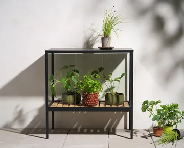 Grower Greens plant cabinet - Black, 81x82 cm - Brafab