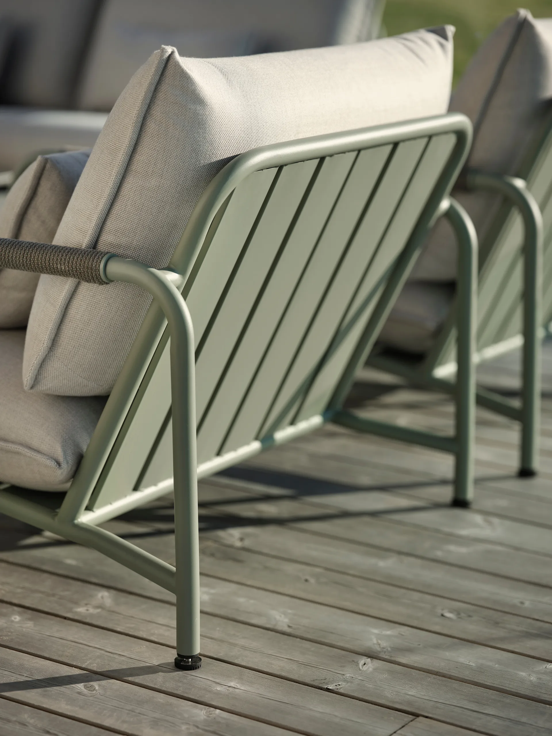 Lerberget lounge chair, Green-ash Brafab