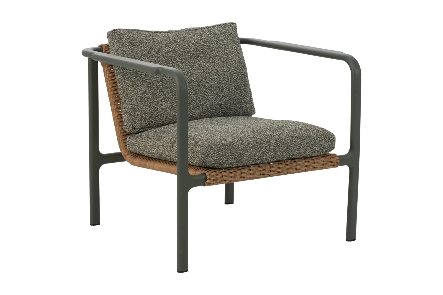 Motty armchair, Nordic green-teddy verde Brafab