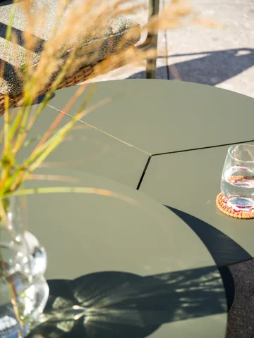Peace coffee table - Nordic green, Ø80x46 cm - Brafab