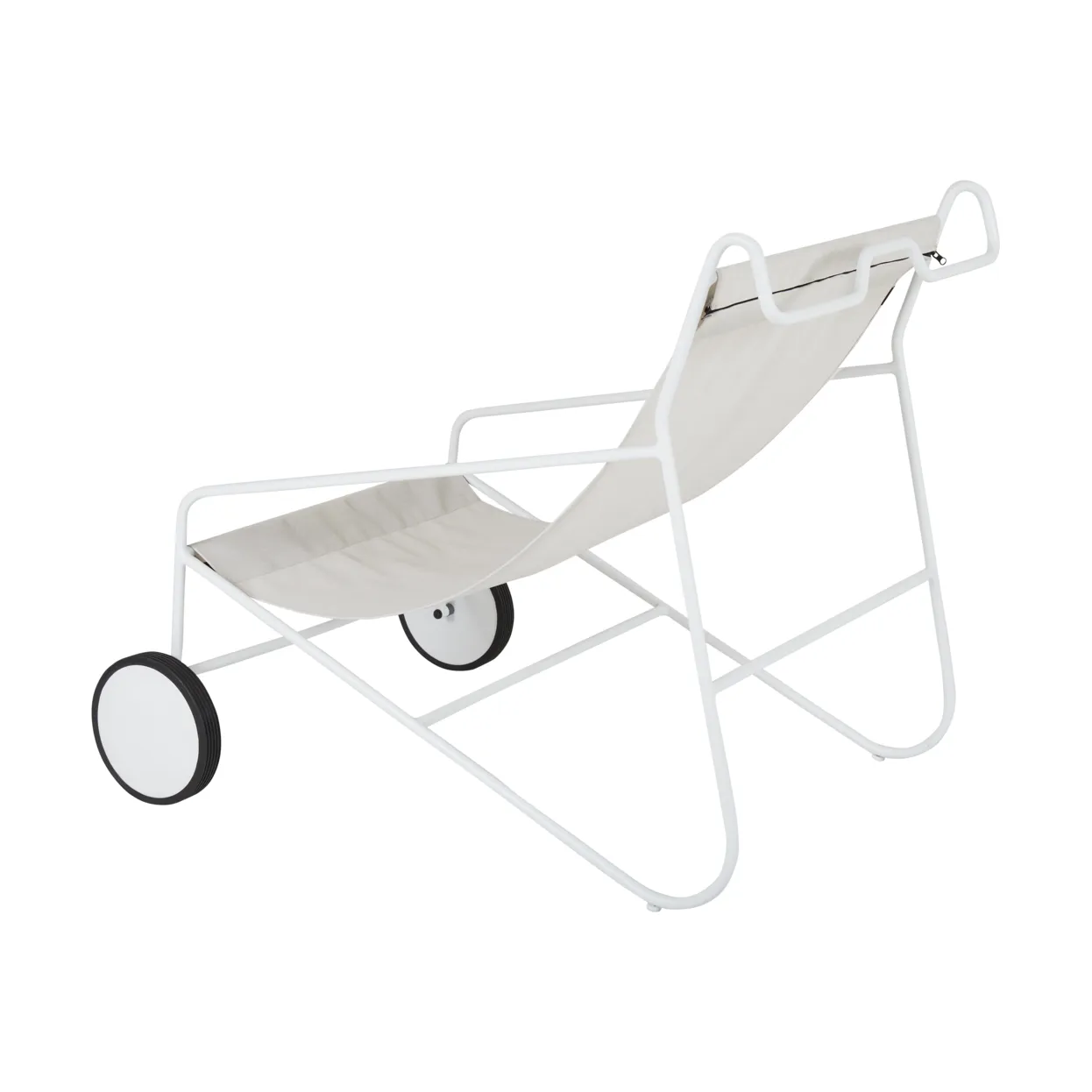 Poul Chair lounge armchair, White Brafab