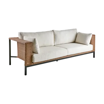 Shell sofa - Teddy rice-black - Brafab