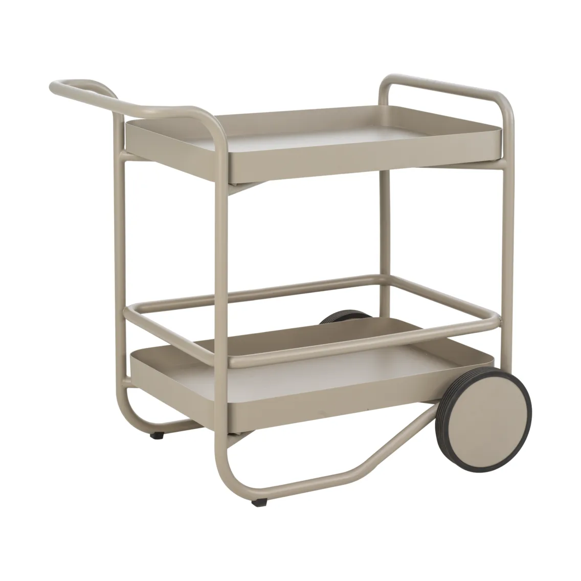 Trolley serving cart 88x59 cm, Khaki Brafab