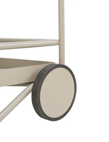Trolley serving cart 88x59 cm - Khaki - Brafab