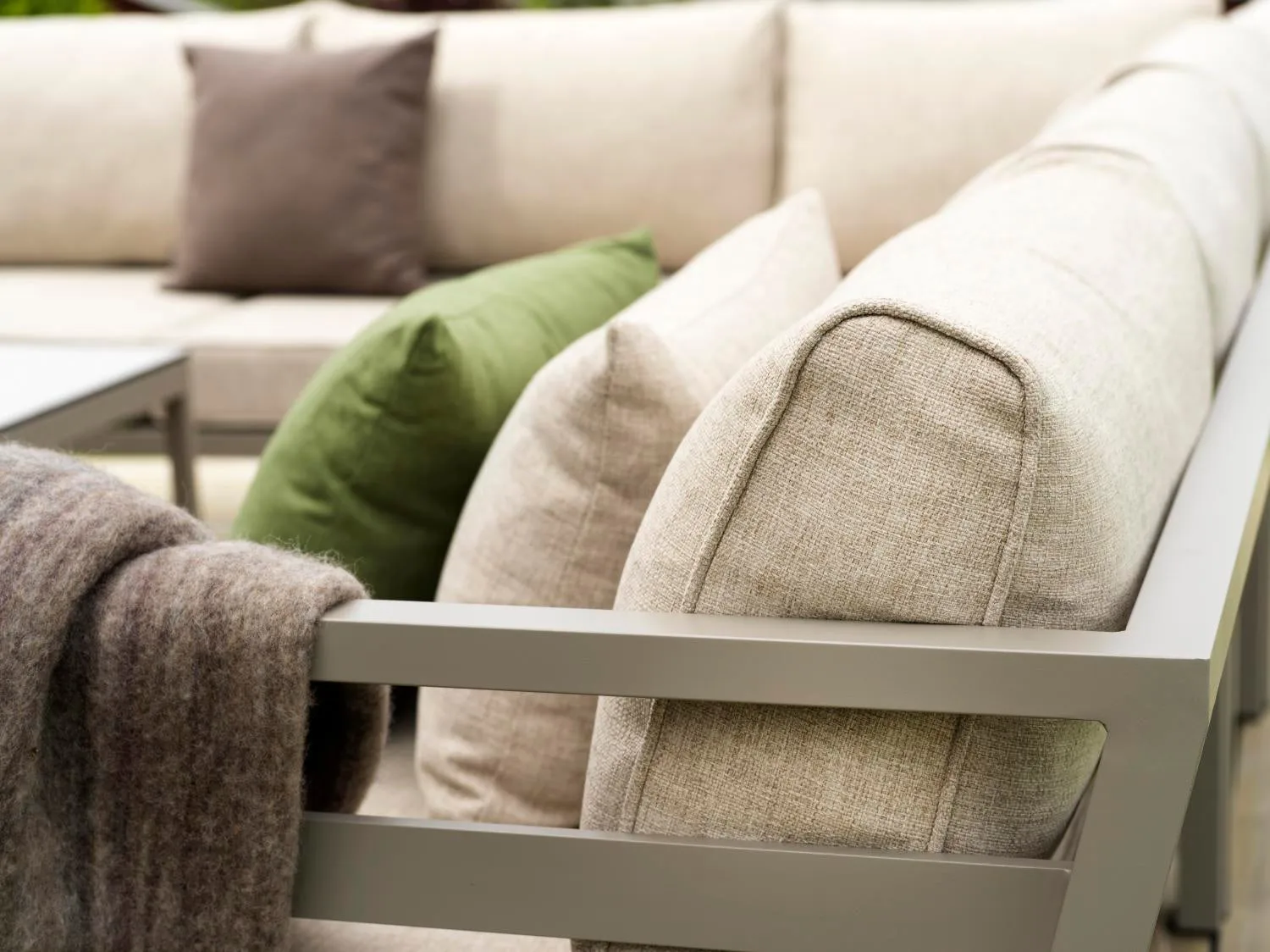 Weldon corner sofa, Khaki-sand Brafab
