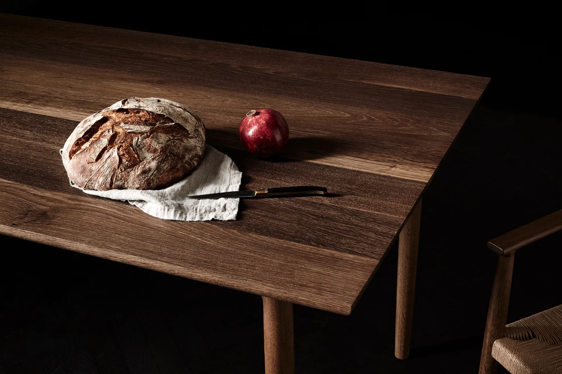 Arv dining table 90x180 cm, Smoke oiled oak Brdr. Krüger