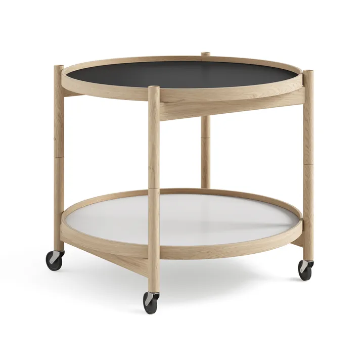 Bølling Tray Table model 60 - Base, untreated oak stand - Brdr. Krüger