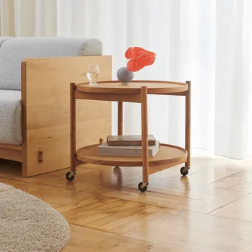 Bølling Tray Table model 60 - Oiled beech, oiled beech stand - Brdr. Krüger