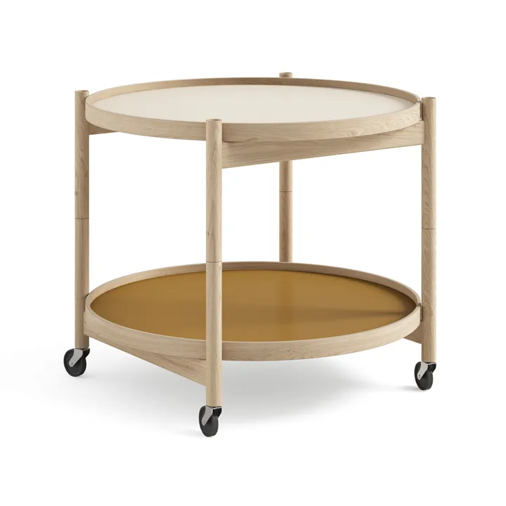 Bølling Tray Table model 60 - Sunny, untreated oak stand - Brdr. Krüger