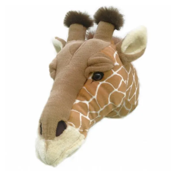 Stuffed giraffe head for wall, giraffe Brigbys