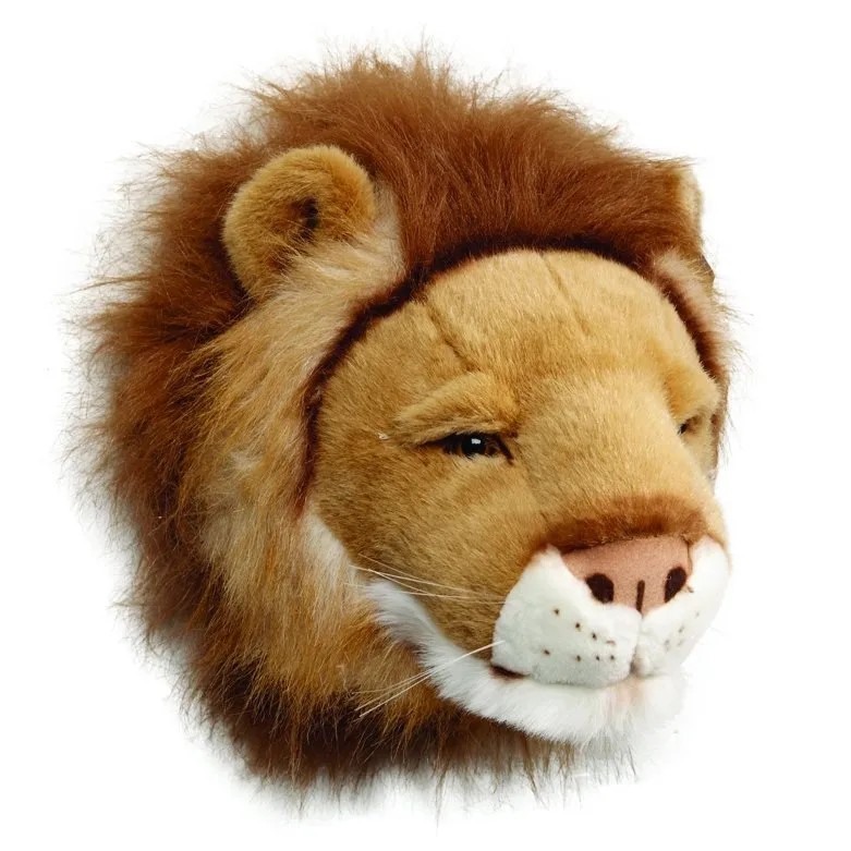 Stuffed lion head for wall, Lion Brigbys