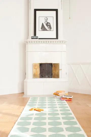Anna rug aqua - 70x140 cm - Brita Sweden