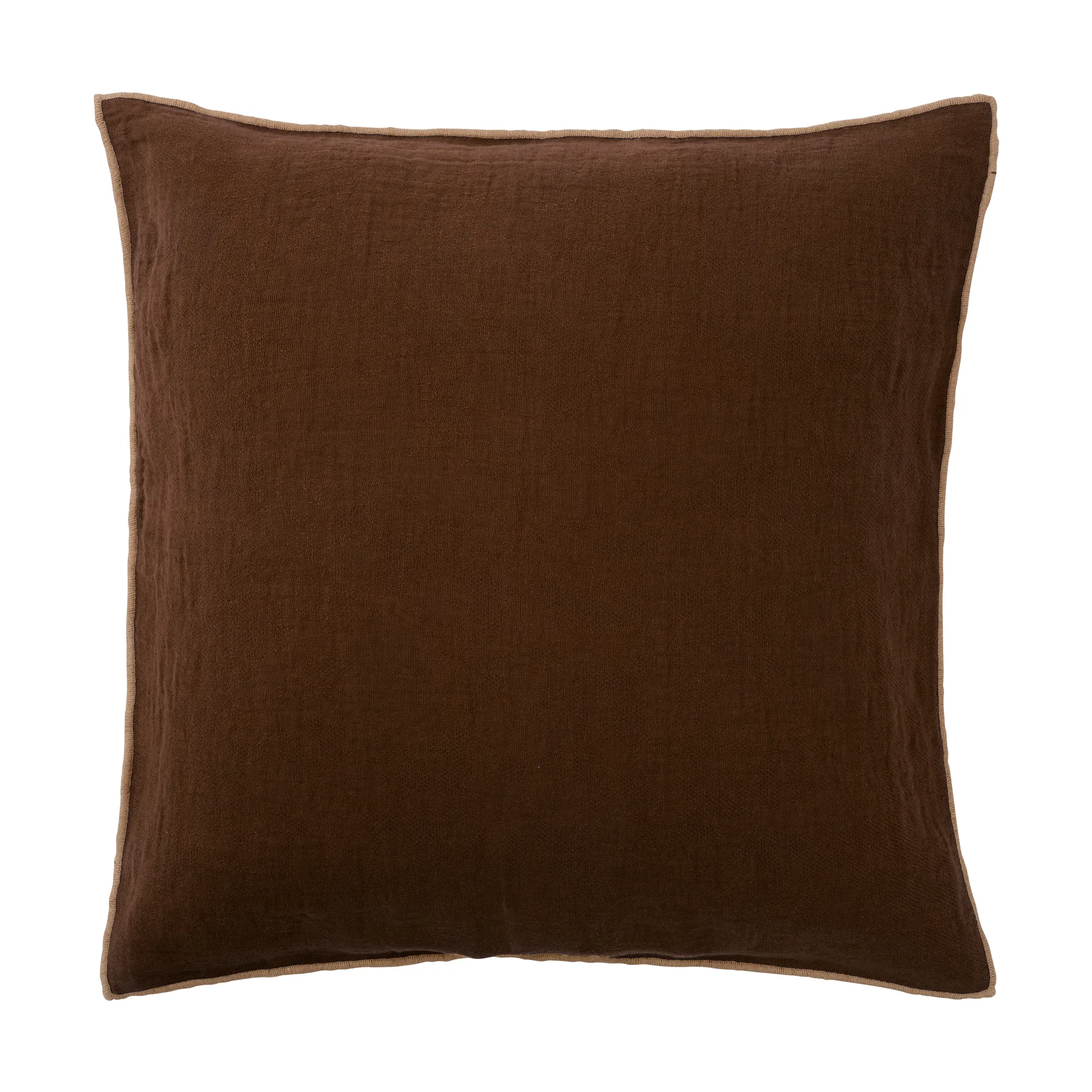 Evy cushion cover, Brown, 50x50 cm Brita Sweden
