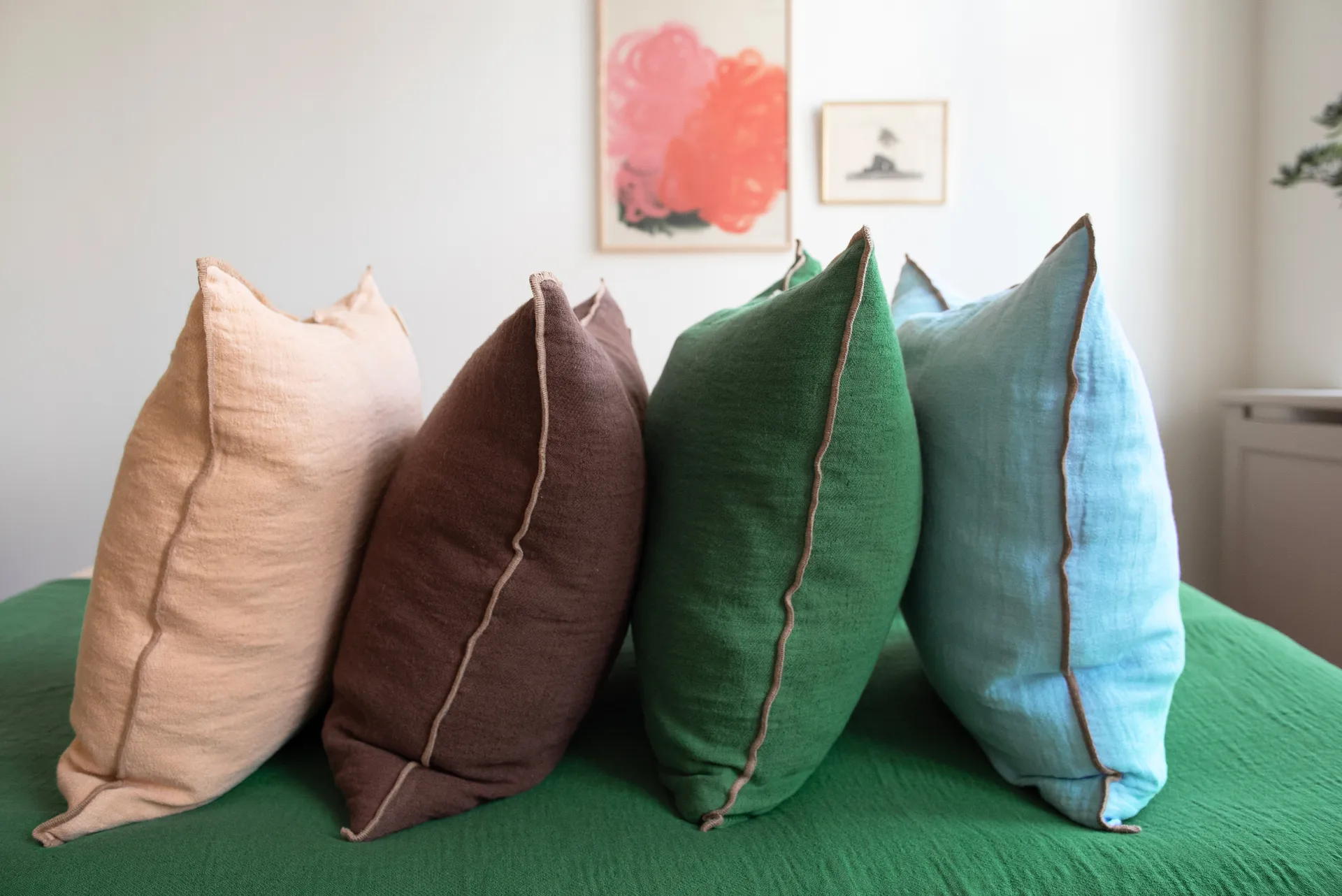 Evy cushion cover, Pistachio, 50x50 cm Brita Sweden