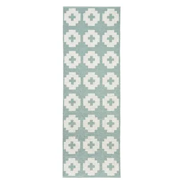 Flower rug lagoon - 70x300 cm - Brita Sweden