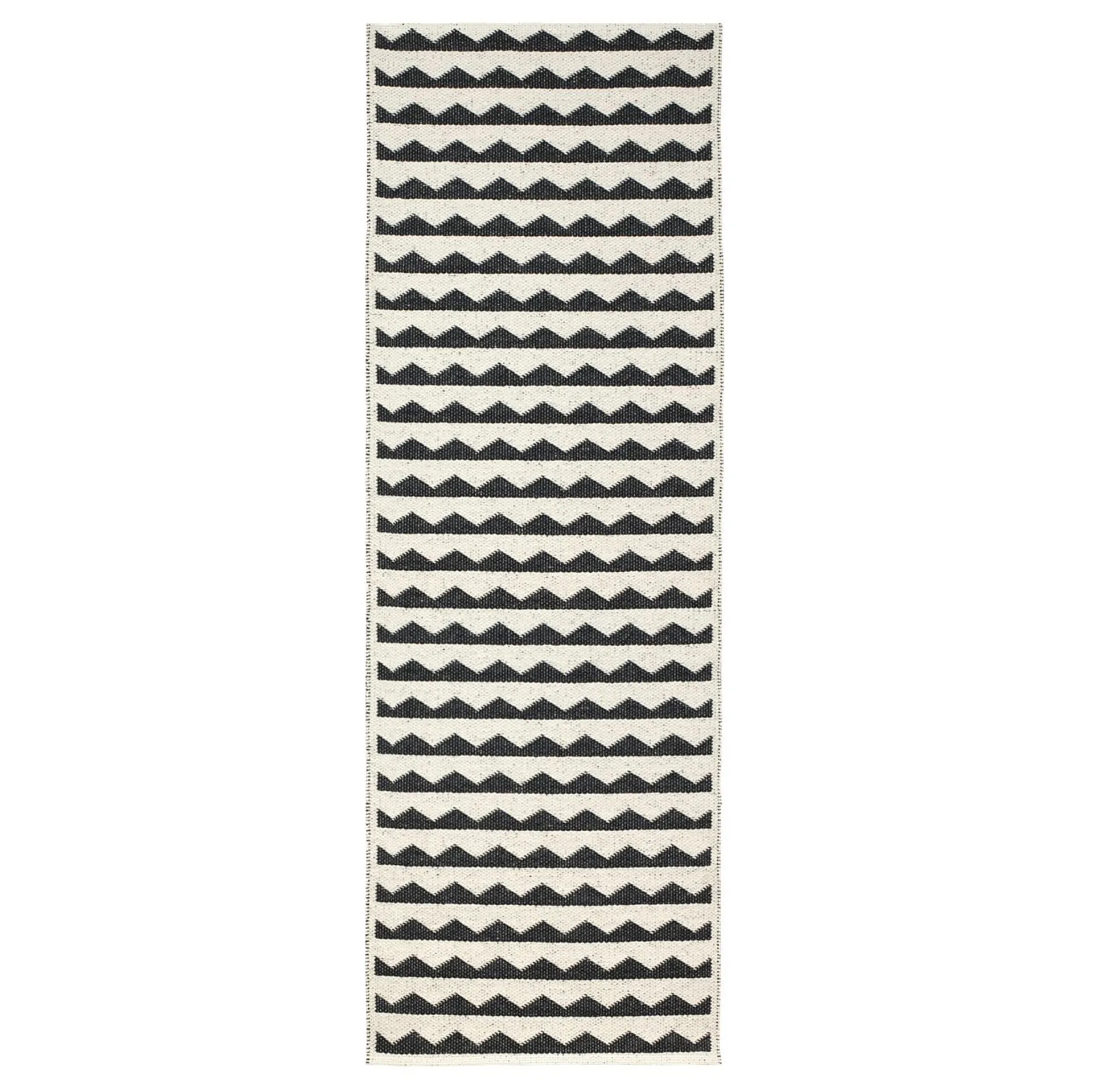 Gittan rug black, 70x150 cm Brita Sweden