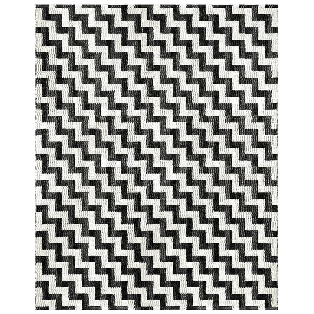 Gunnel rug black large, 150x200 cm Brita Sweden
