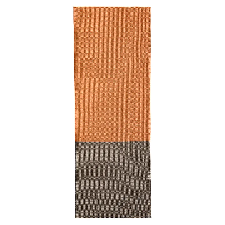 Moor rug mud (black-terracotta) - 70x200 cm - Brita Sweden