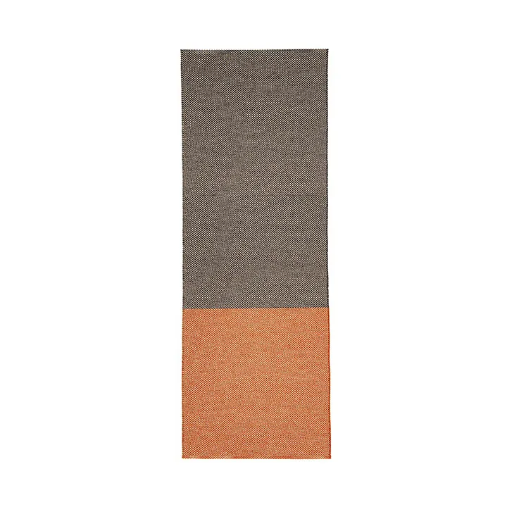Moor rug mud (black-terracotta) - 70x300 cm - Brita Sweden
